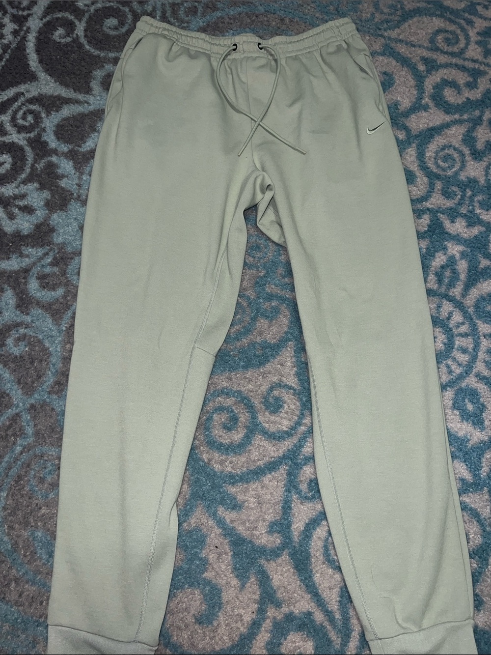 Nike Men's Dri-FIT Primary Fleece UV Joggers -Jade Horizon Large Tall